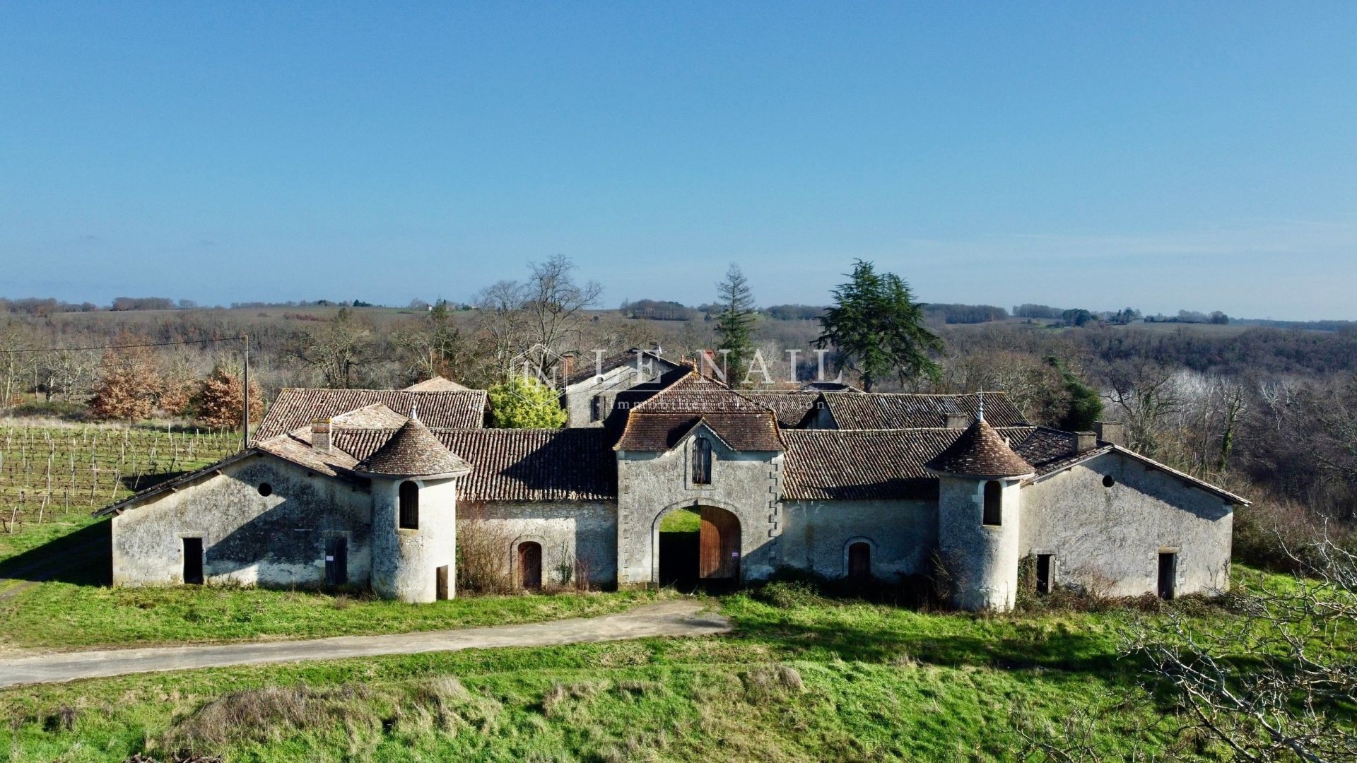 castle 12 rooms for sale on GENSAC (33890)