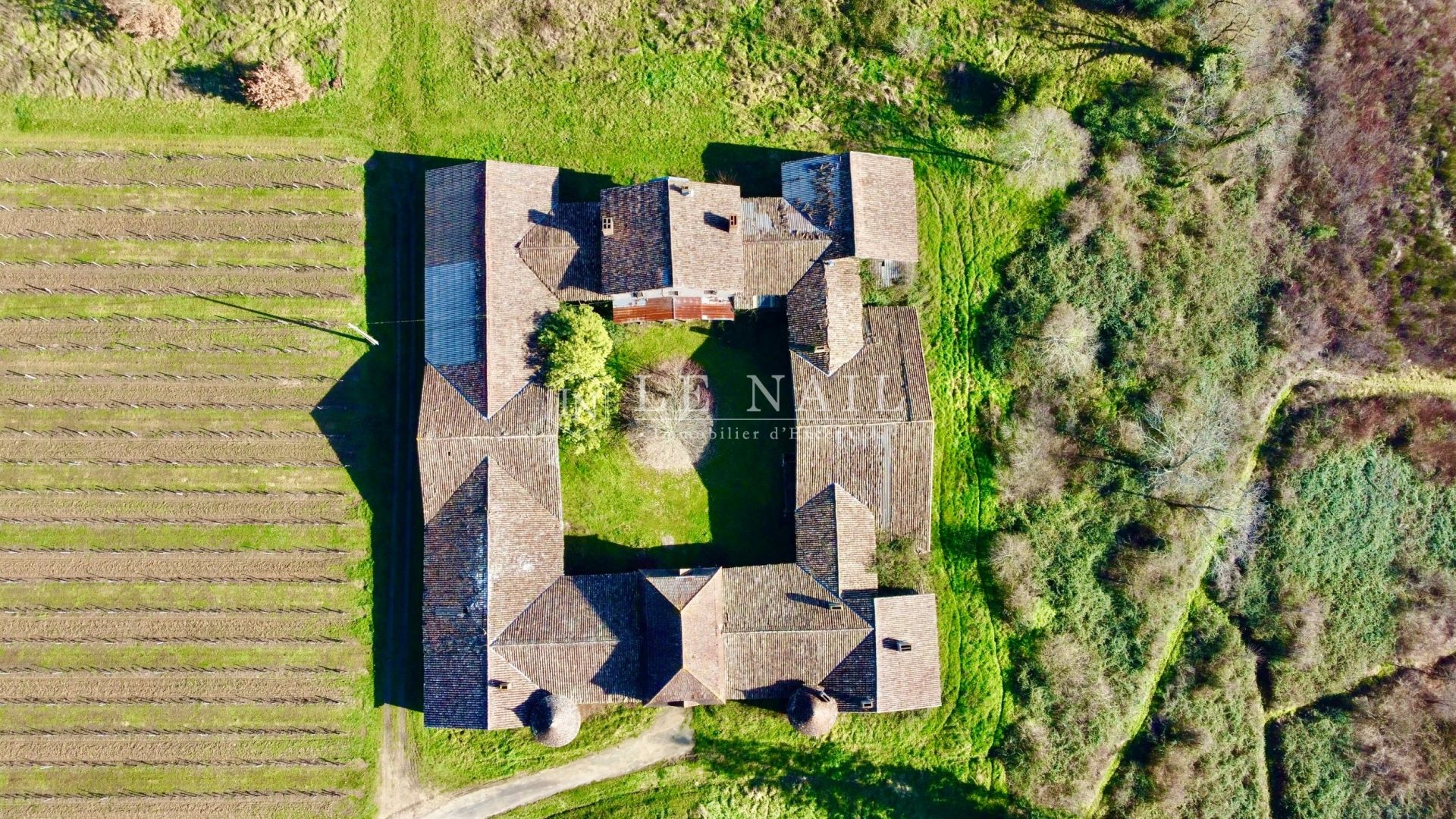 castle 12 rooms for sale on GENSAC (33890)