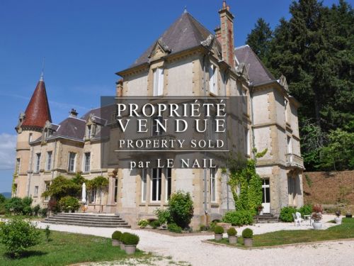 BEAU CHATEAU VENDU EN BOURGOGNE