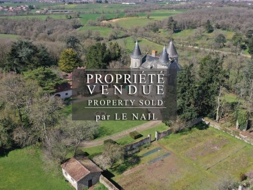 NEOGOTHIC CASTLE SOLD IN THE SOUTH OF ANGERS