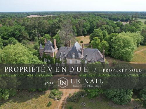 BEAUTIFUL CHATEAU AND ITS 128 ACRES ESTATE SOLD, 2 HOURS FROM PARIS