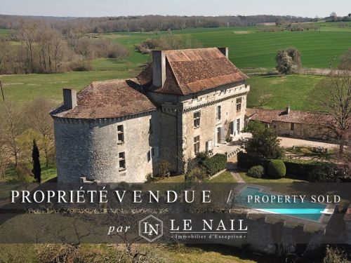 MEDIEVAL CASTLE SOLD IN THE GREEN PERIGORD