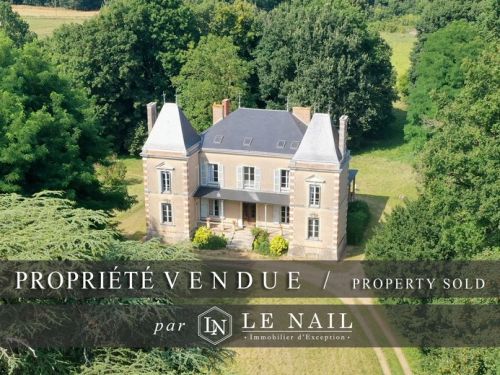 CHÂTEAU 19e SIÈCLE VENDU À PROXIMITÉ D’ANGERS