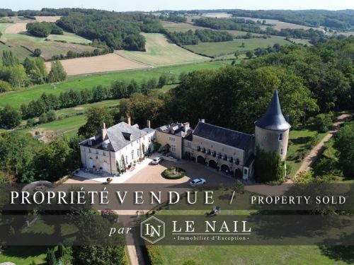 BEAU CHÂTEAU RESTAURÉ AUX PORTES DE LA TOURAINE
