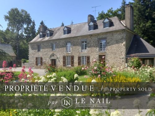 MANOIR XVIIe SIÈCLE AVEC CHAPELLE VENDU DANS LE MORBIHAN
