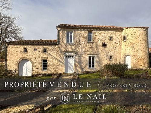 A CHARMING 14TH-CENTURY MANOR HOUSE FOR SALE IN THE VENDÉE COUNTRYSIDE
