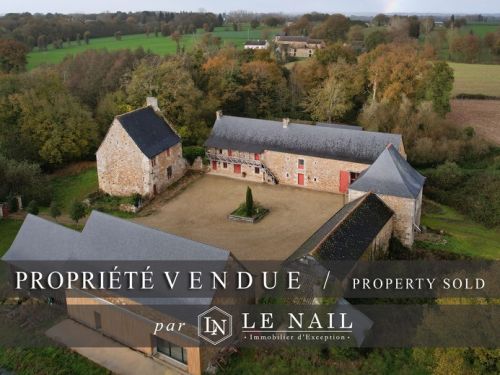 INTERESTING ARCHITECTURAL ENSEMBLE SOLD IN BRITTANY