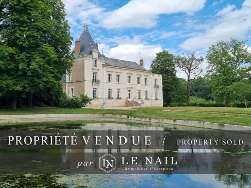 RESTORED 19th-C CHÂTEAU IN THE HEART OF THE LOIRE VALLEY